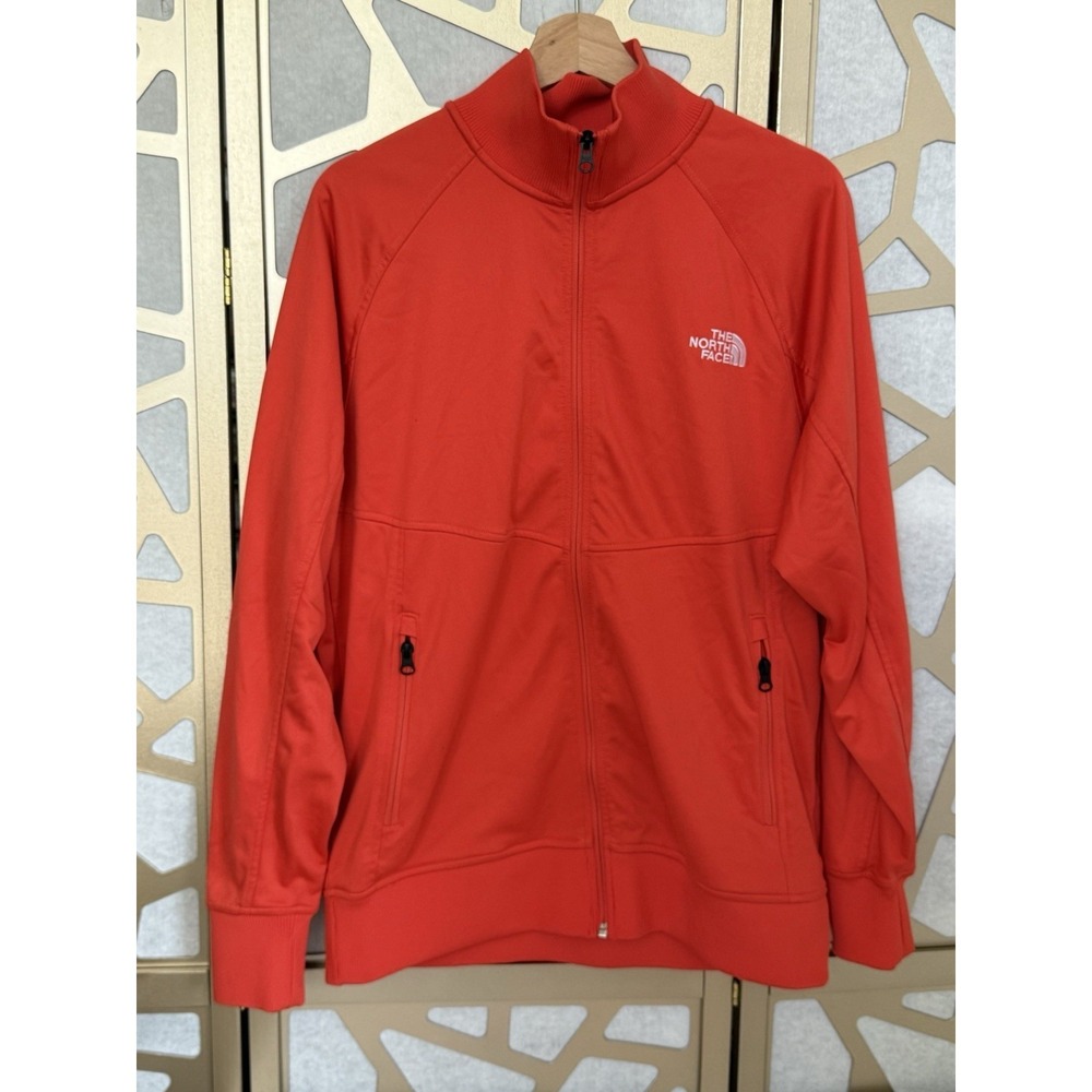 Mens The North Face Takeback‎ Track Jacket THD Orange Full Zip Size M SEE DESCRP